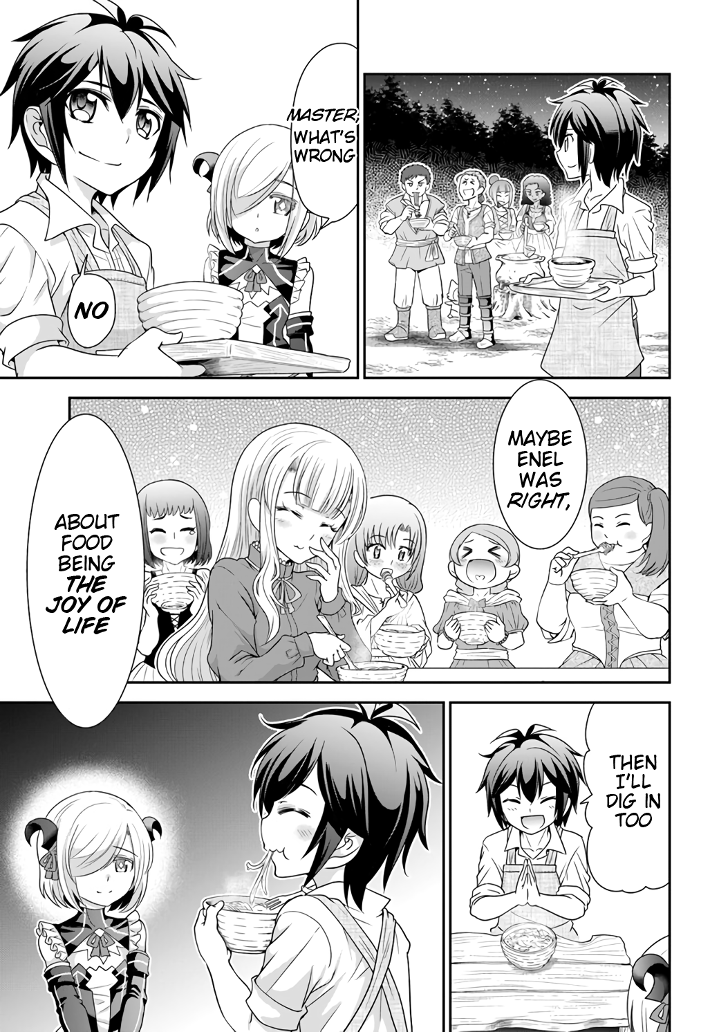 Tenohira Kaitaku Mura De Isekai Kenkokuki Fueteku Yome-Tachi To Nonbiri Mujintou Life chapter 19 - page 24