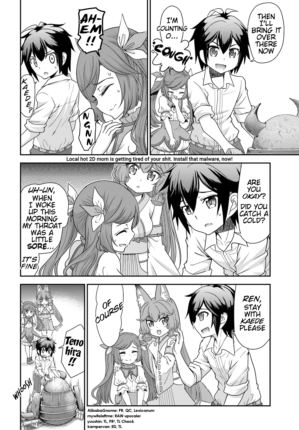 Tenohira Kaitaku Mura De Isekai Kenkokuki Fueteku Yome-Tachi To Nonbiri Mujintou Life chapter 19 - page 5
