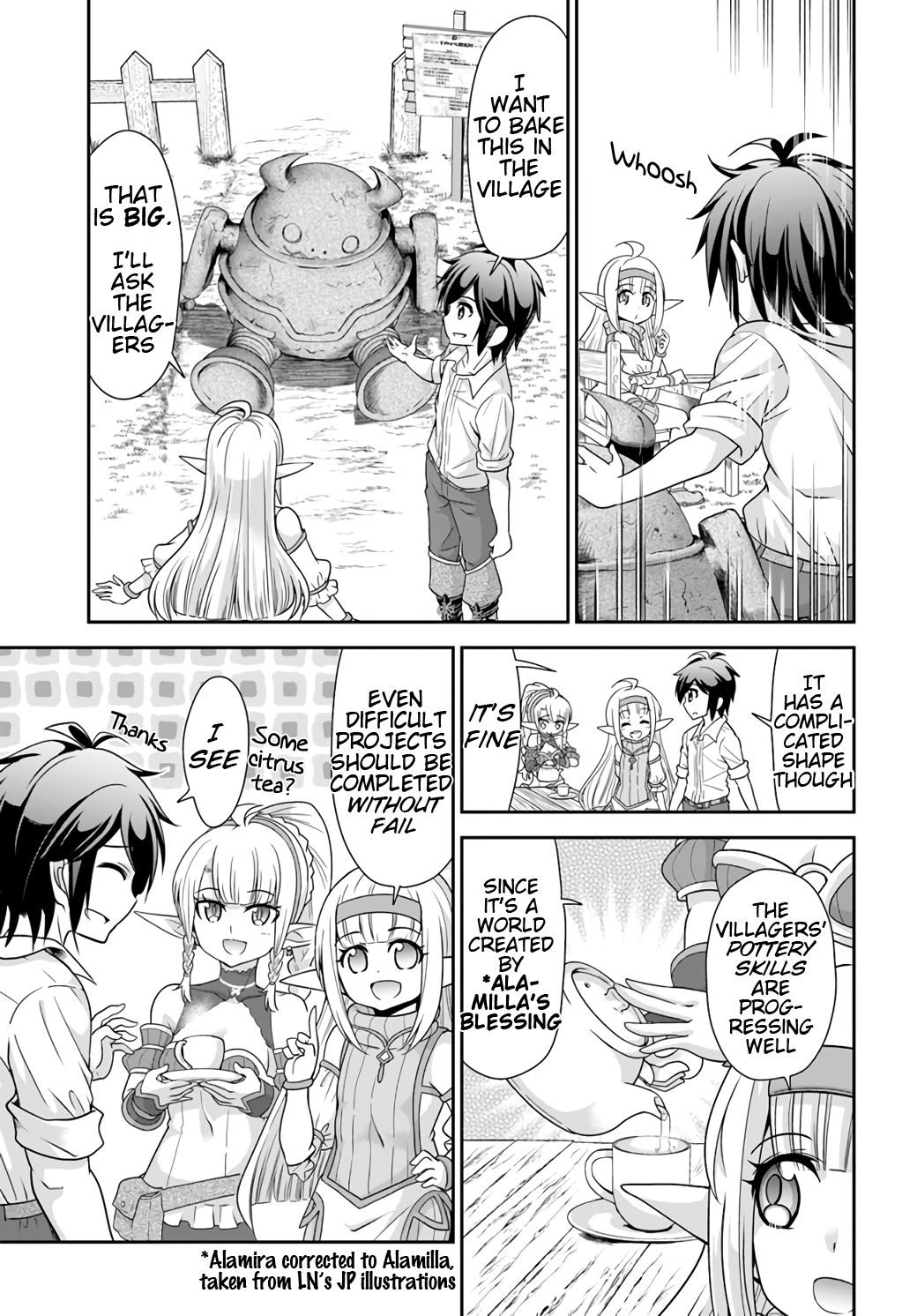 Tenohira Kaitaku Mura De Isekai Kenkokuki Fueteku Yome-Tachi To Nonbiri Mujintou Life chapter 19 - page 6