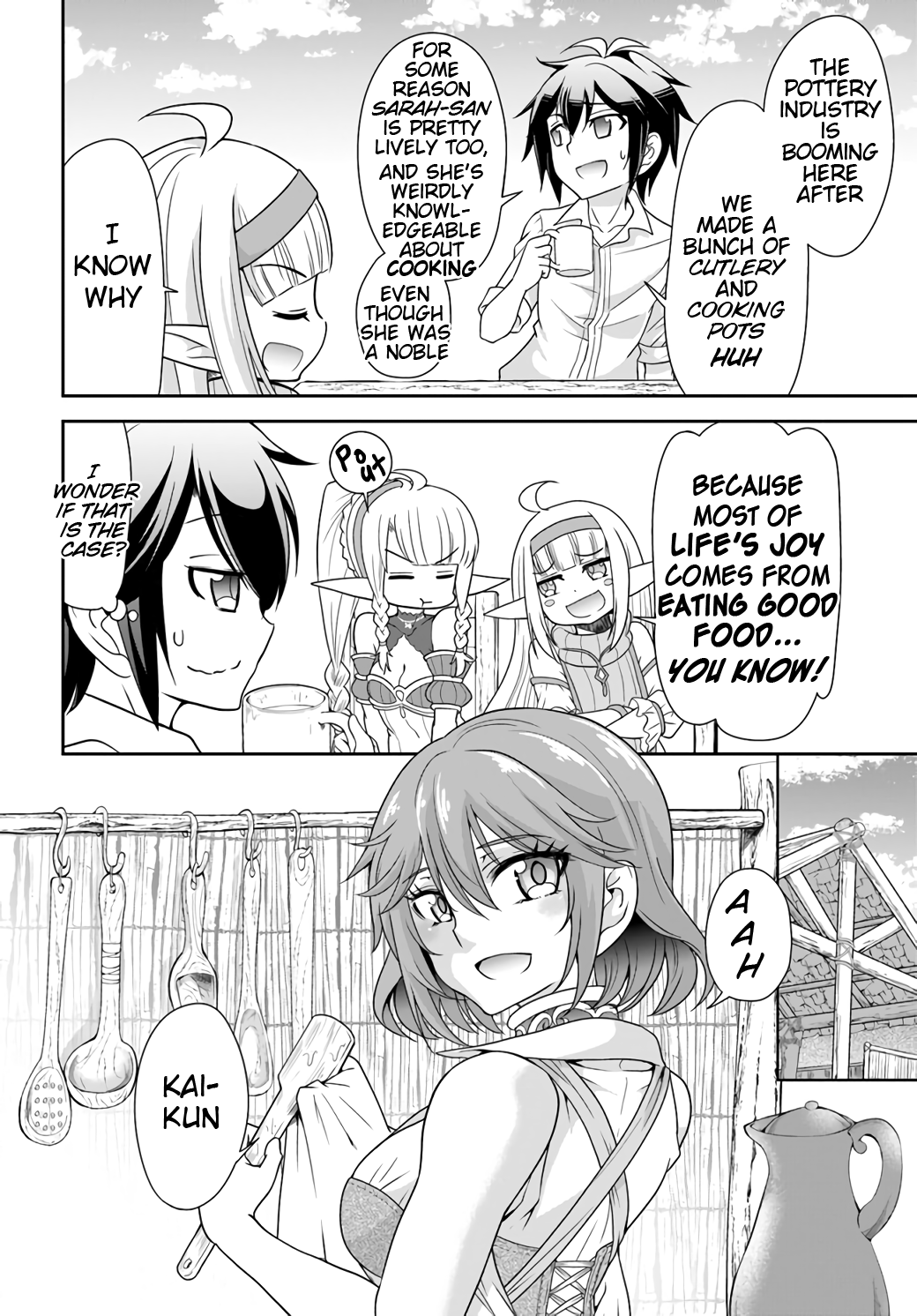 Tenohira Kaitaku Mura De Isekai Kenkokuki Fueteku Yome-Tachi To Nonbiri Mujintou Life chapter 19 - page 7