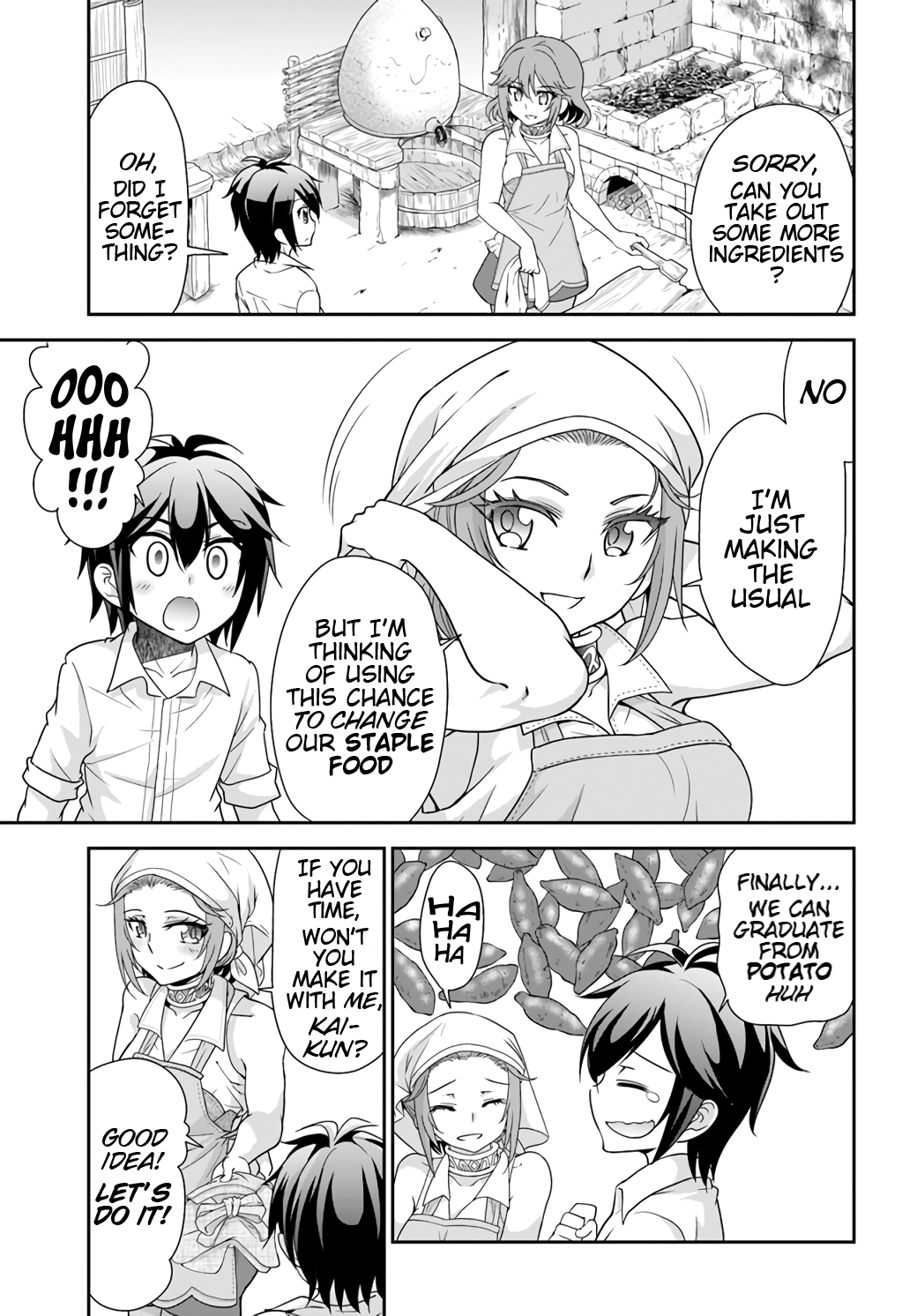 Tenohira Kaitaku Mura De Isekai Kenkokuki Fueteku Yome-Tachi To Nonbiri Mujintou Life chapter 19 - page 8