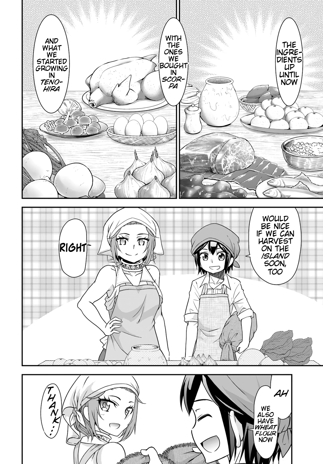 Tenohira Kaitaku Mura De Isekai Kenkokuki Fueteku Yome-Tachi To Nonbiri Mujintou Life chapter 19 - page 9