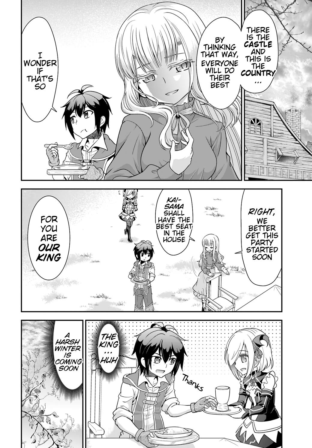 Tenohira Kaitaku Mura De Isekai Kenkokuki Fueteku Yome-Tachi To Nonbiri Mujintou Life chapter 20 - page 15