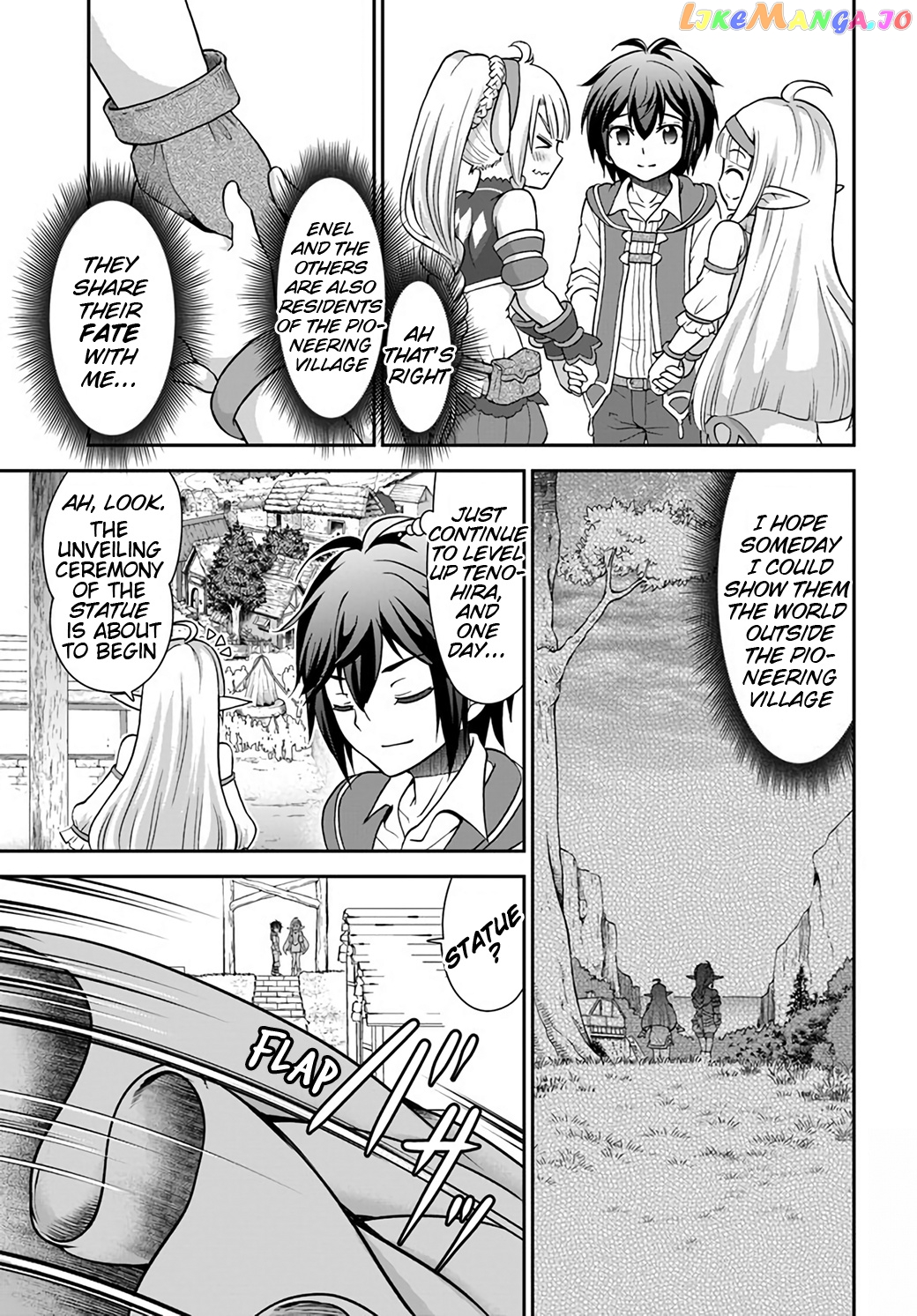 Tenohira Kaitaku Mura De Isekai Kenkokuki Fueteku Yome-Tachi To Nonbiri Mujintou Life chapter 23 - page 11