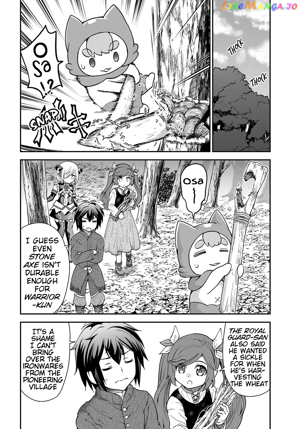 Tenohira Kaitaku Mura De Isekai Kenkokuki Fueteku Yome-Tachi To Nonbiri Mujintou Life chapter 23 - page 14
