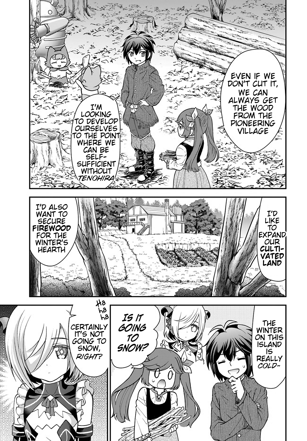 Tenohira Kaitaku Mura De Isekai Kenkokuki Fueteku Yome-Tachi To Nonbiri Mujintou Life chapter 23 - page 15