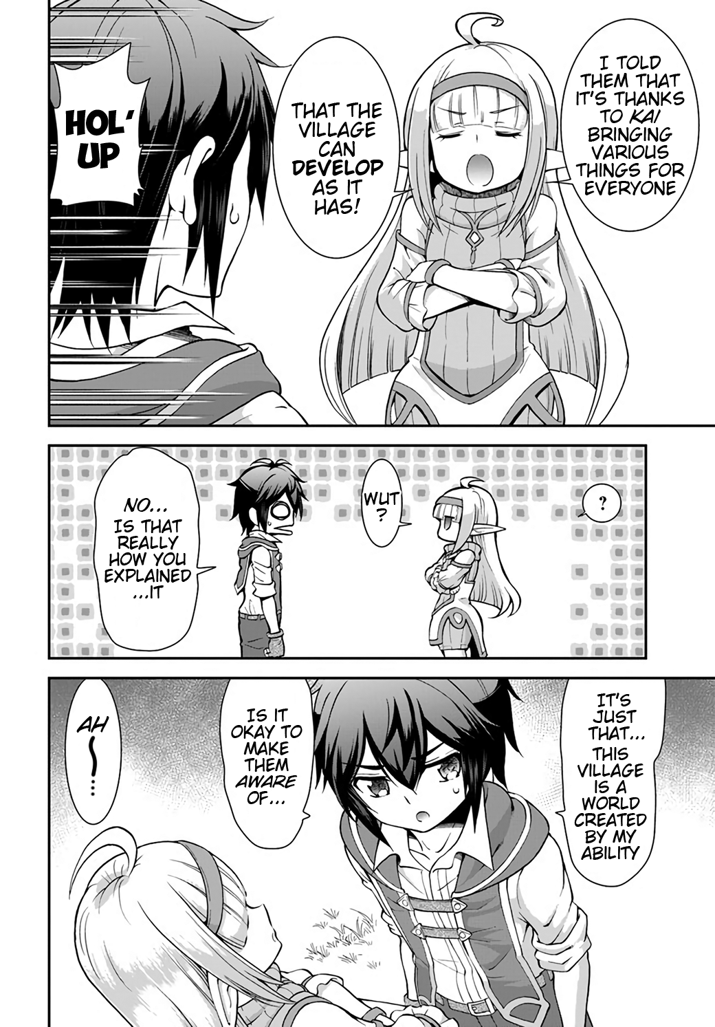 Tenohira Kaitaku Mura De Isekai Kenkokuki Fueteku Yome-Tachi To Nonbiri Mujintou Life chapter 23 - page 8