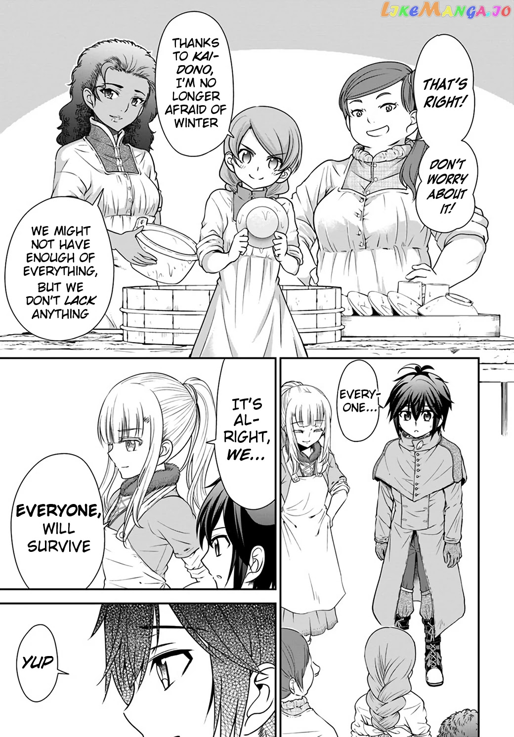 Tenohira Kaitaku Mura De Isekai Kenkokuki Fueteku Yome-Tachi To Nonbiri Mujintou Life chapter 24 - page 11