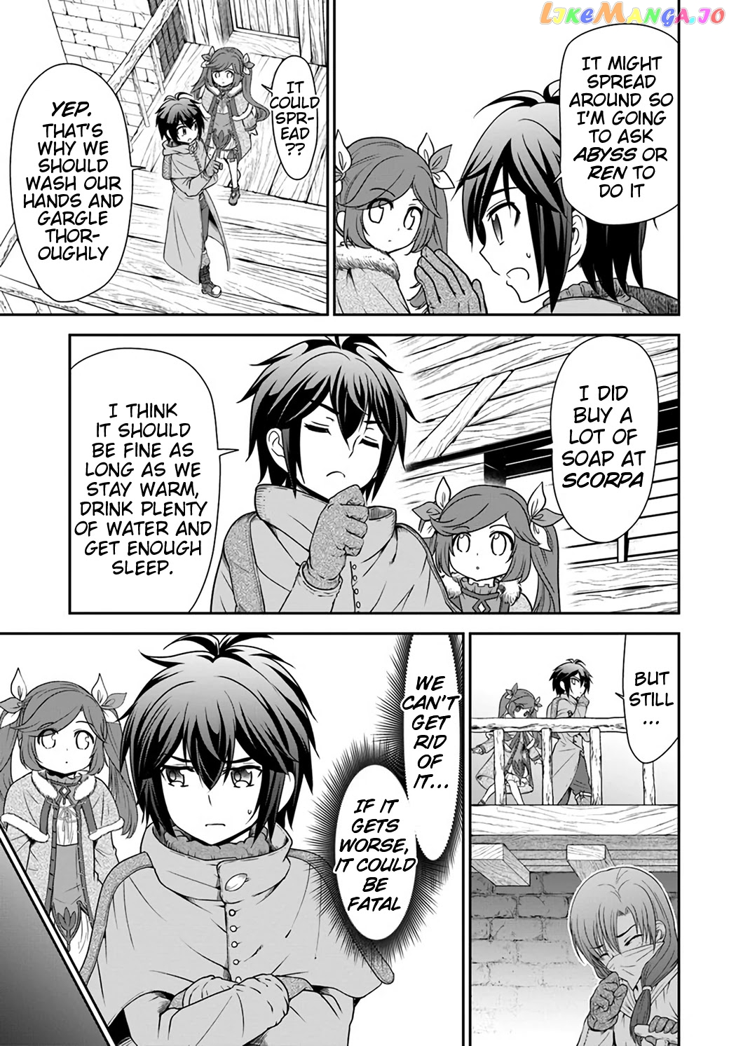 Tenohira Kaitaku Mura De Isekai Kenkokuki Fueteku Yome-Tachi To Nonbiri Mujintou Life chapter 24 - page 7