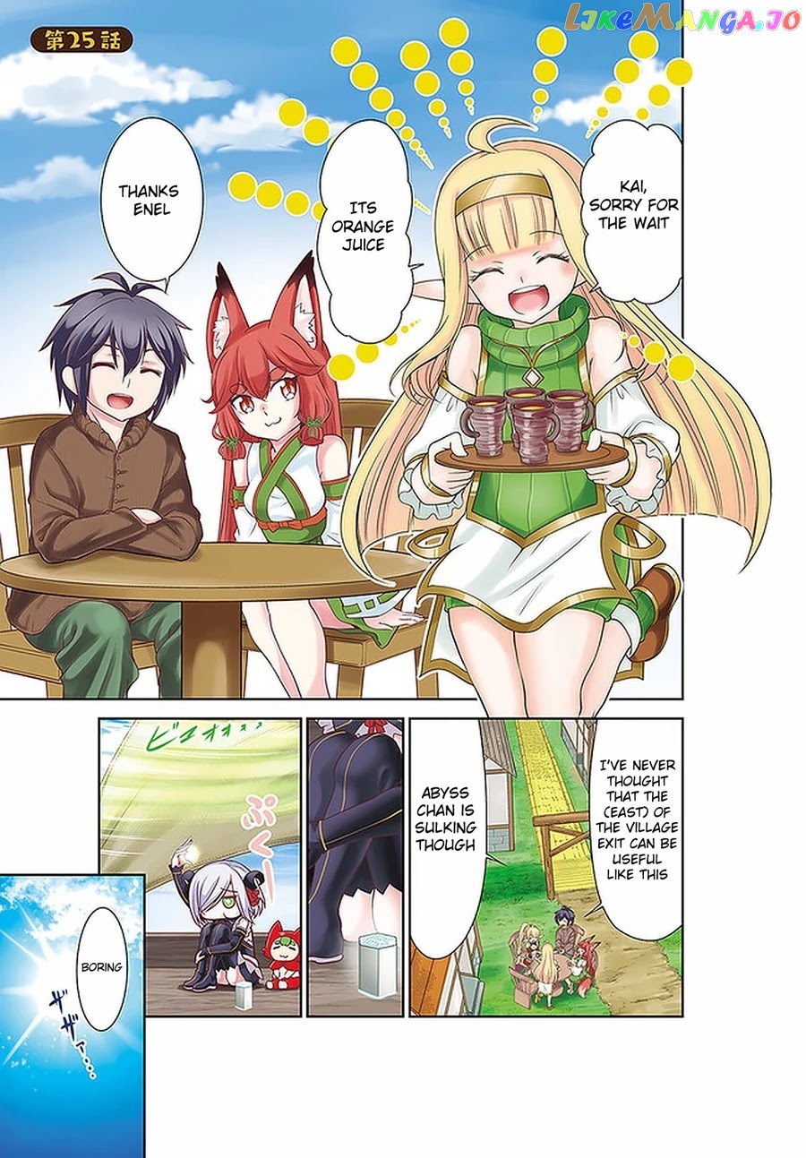 Tenohira Kaitaku Mura De Isekai Kenkokuki Fueteku Yome-Tachi To Nonbiri Mujintou Life chapter 25 - page 2