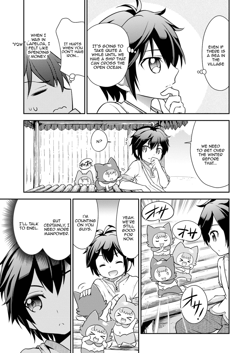 Tenohira Kaitaku Mura De Isekai Kenkokuki Fueteku Yome-Tachi To Nonbiri Mujintou Life chapter 7 - page 22