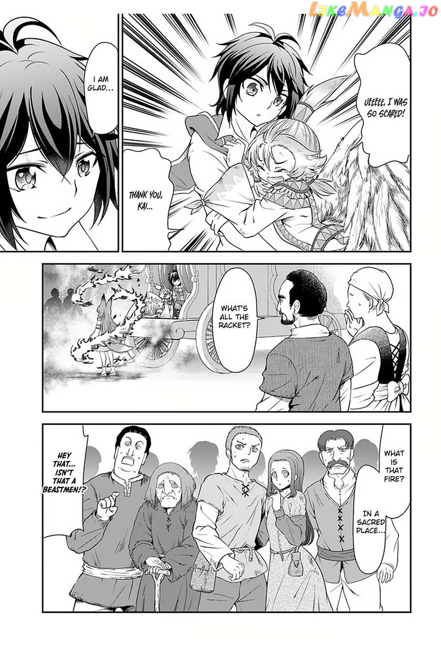 Tenohira Kaitaku Mura De Isekai Kenkokuki Fueteku Yome-Tachi To Nonbiri Mujintou Life chapter 28 - page 4