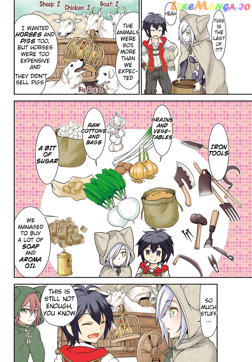 Tenohira Kaitaku Mura De Isekai Kenkokuki Fueteku Yome-Tachi To Nonbiri Mujintou Life chapter 13 - page 4