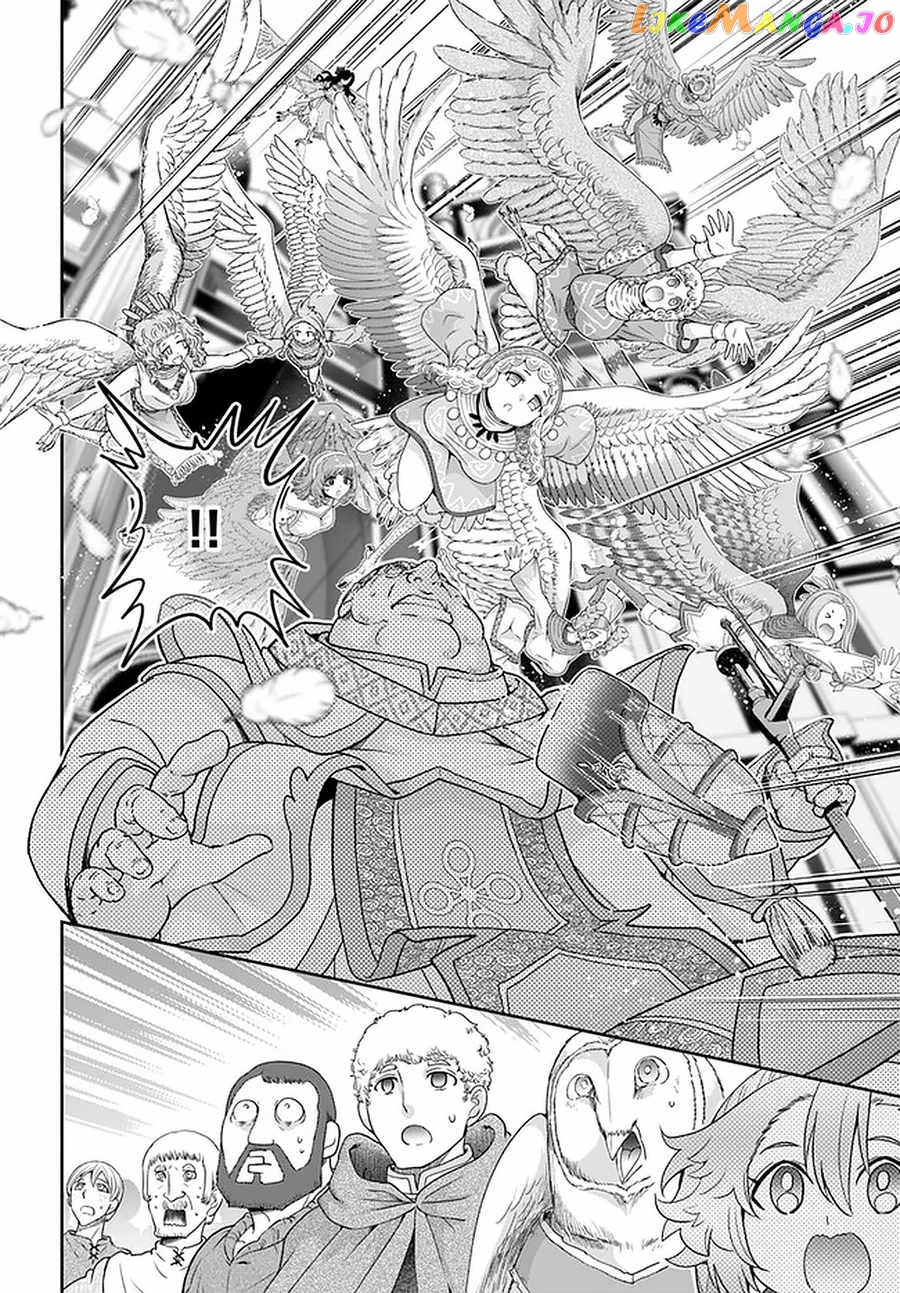 Tenohira Kaitaku Mura De Isekai Kenkokuki Fueteku Yome-Tachi To Nonbiri Mujintou Life chapter 32 - page 15