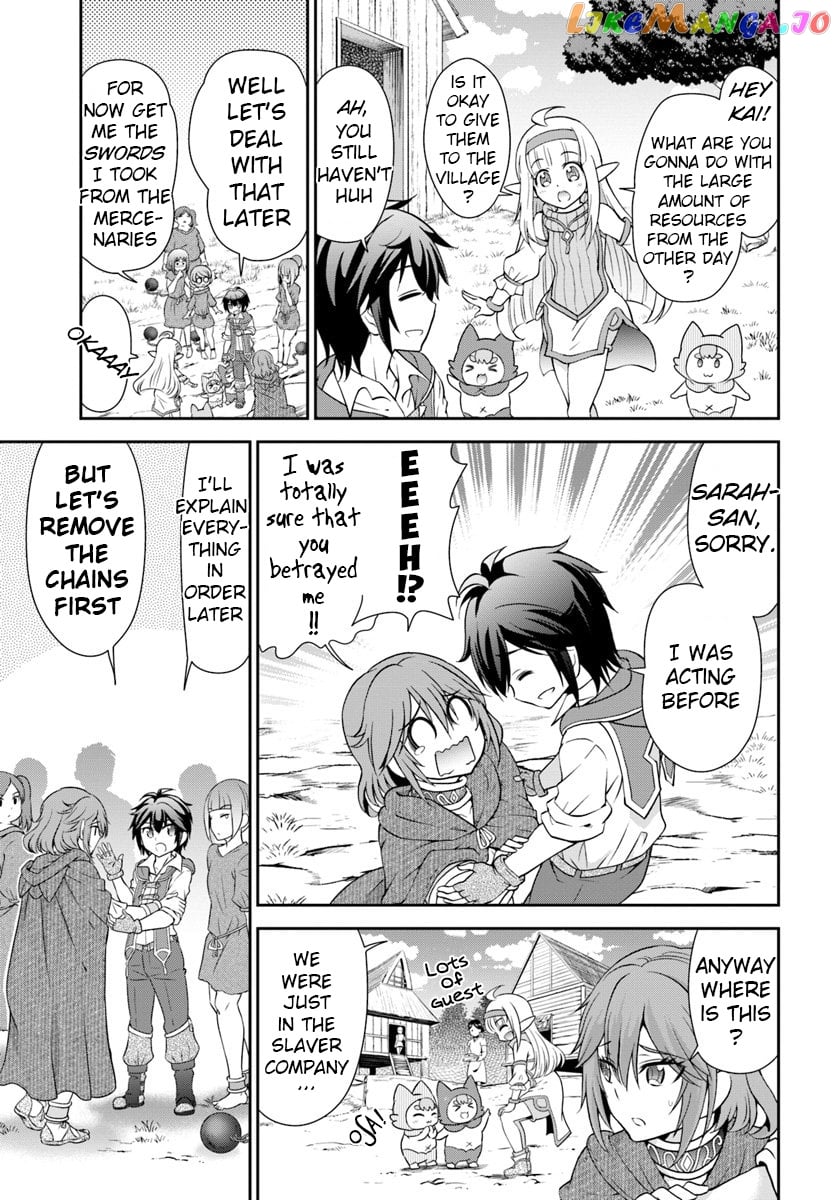 Tenohira Kaitaku Mura De Isekai Kenkokuki Fueteku Yome-Tachi To Nonbiri Mujintou Life chapter 14 - page 22