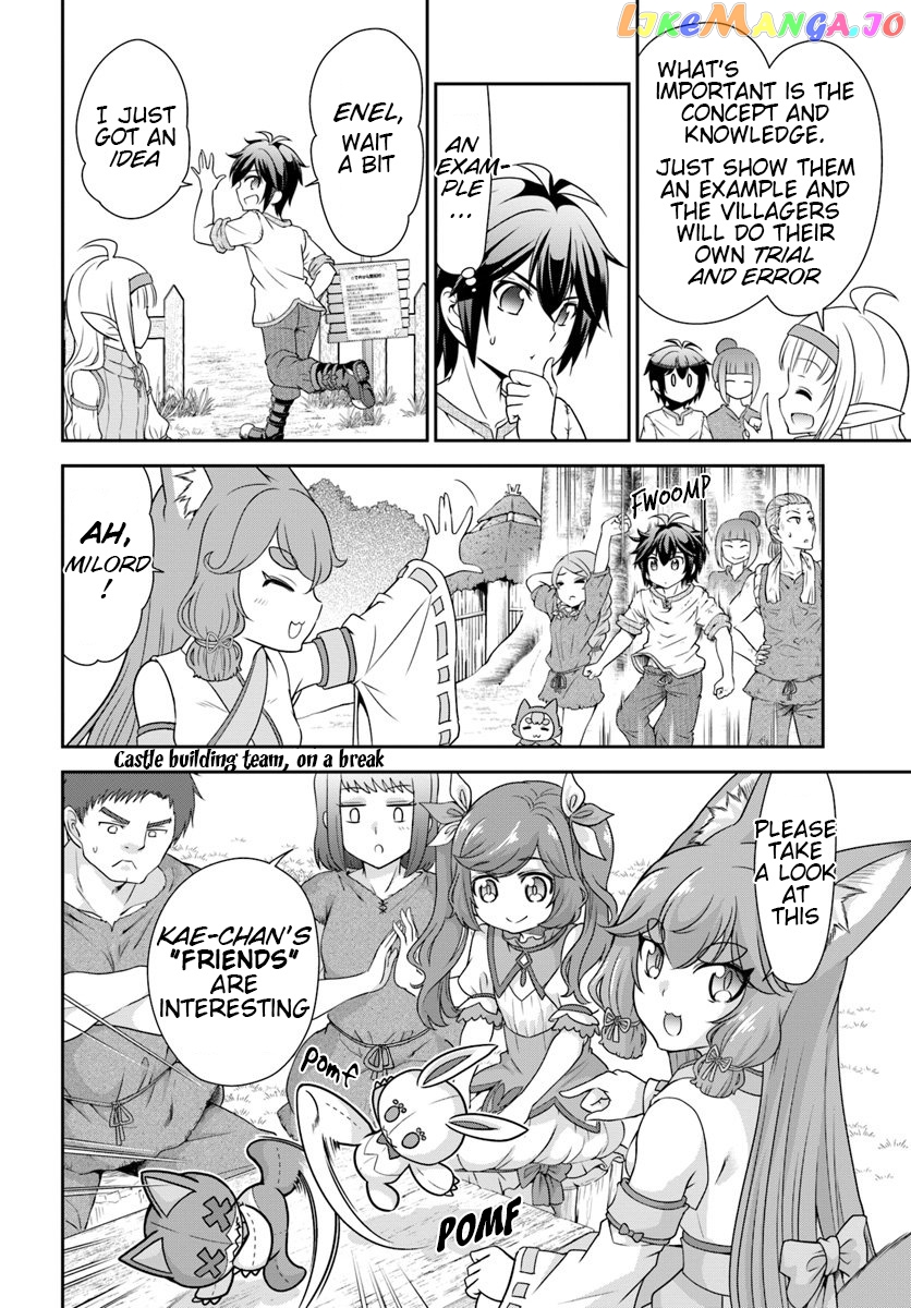 Tenohira Kaitaku Mura De Isekai Kenkokuki Fueteku Yome-Tachi To Nonbiri Mujintou Life chapter 18 - page 12