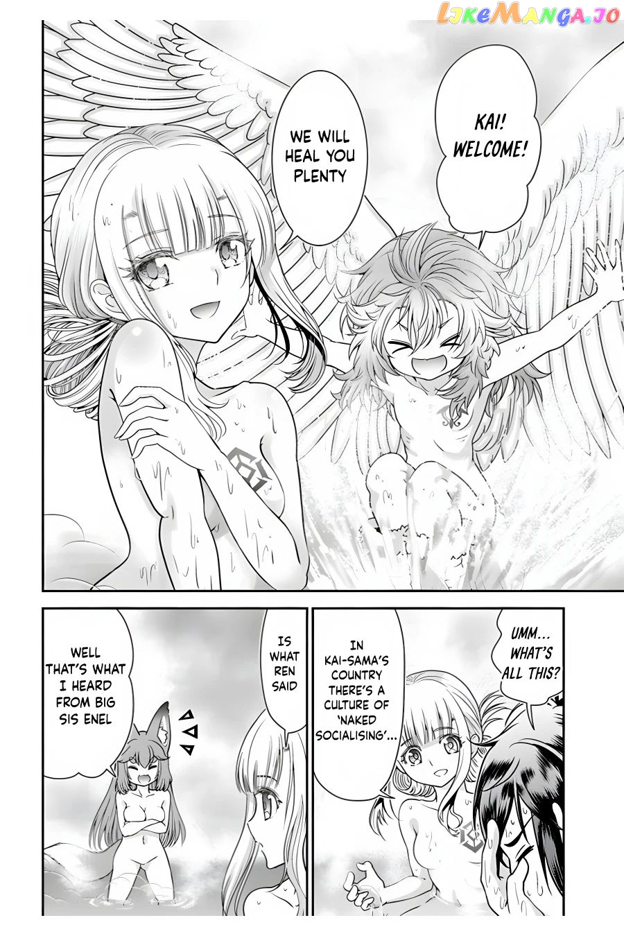 Tenohira Kaitaku Mura De Isekai Kenkokuki Fueteku Yome-Tachi To Nonbiri Mujintou Life chapter 33 - page 18