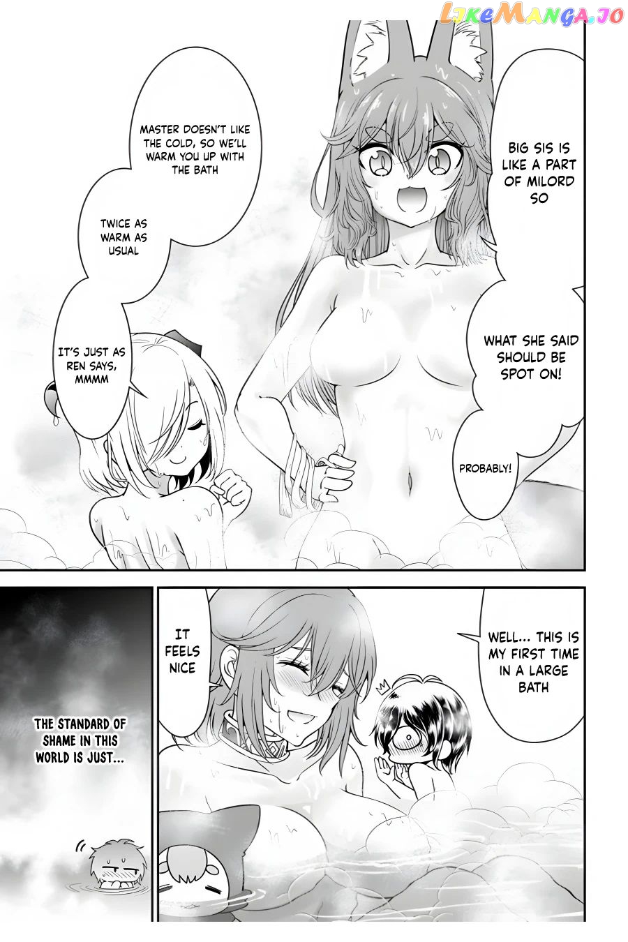 Tenohira Kaitaku Mura De Isekai Kenkokuki Fueteku Yome-Tachi To Nonbiri Mujintou Life chapter 33 - page 19