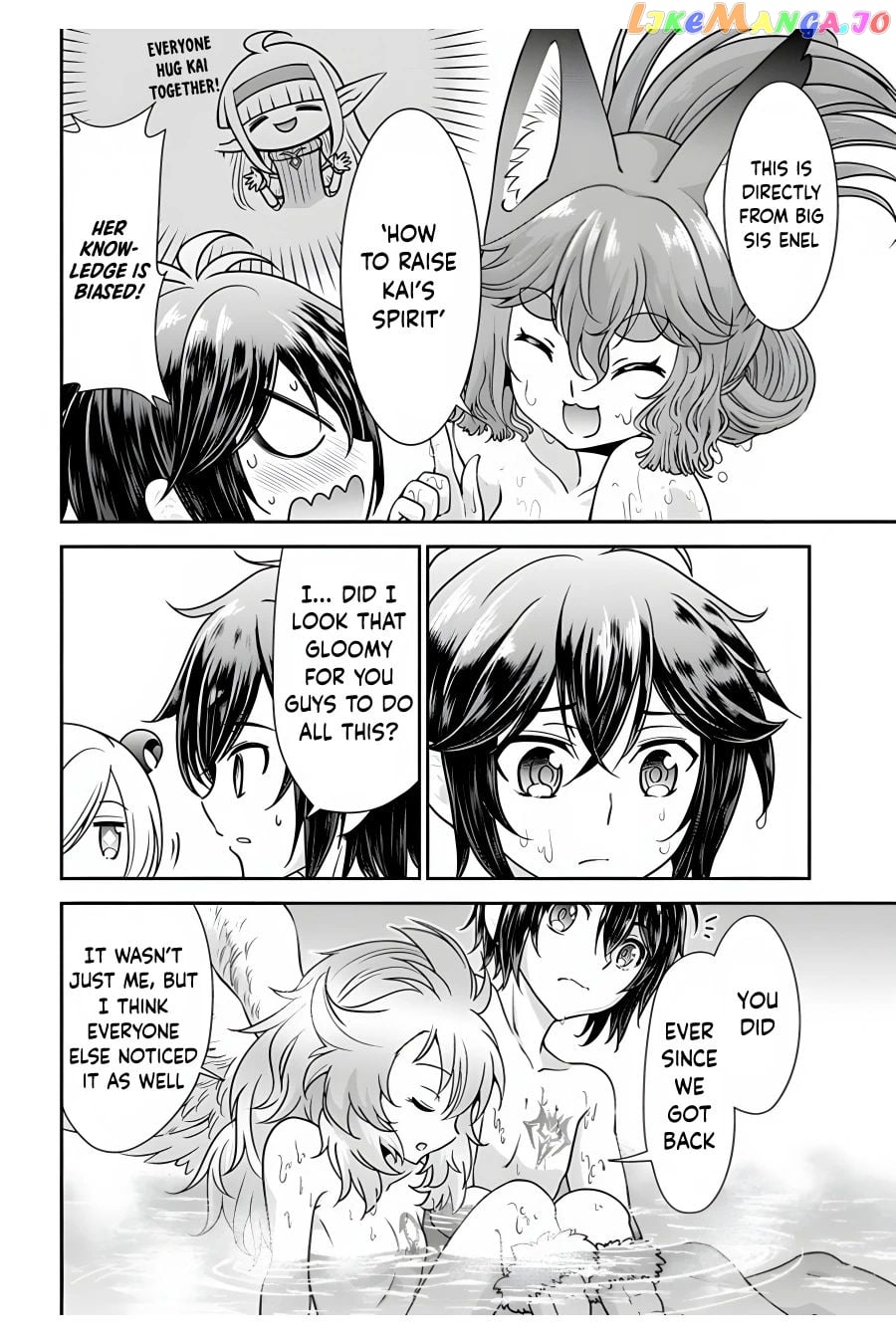 Tenohira Kaitaku Mura De Isekai Kenkokuki Fueteku Yome-Tachi To Nonbiri Mujintou Life chapter 33 - page 22