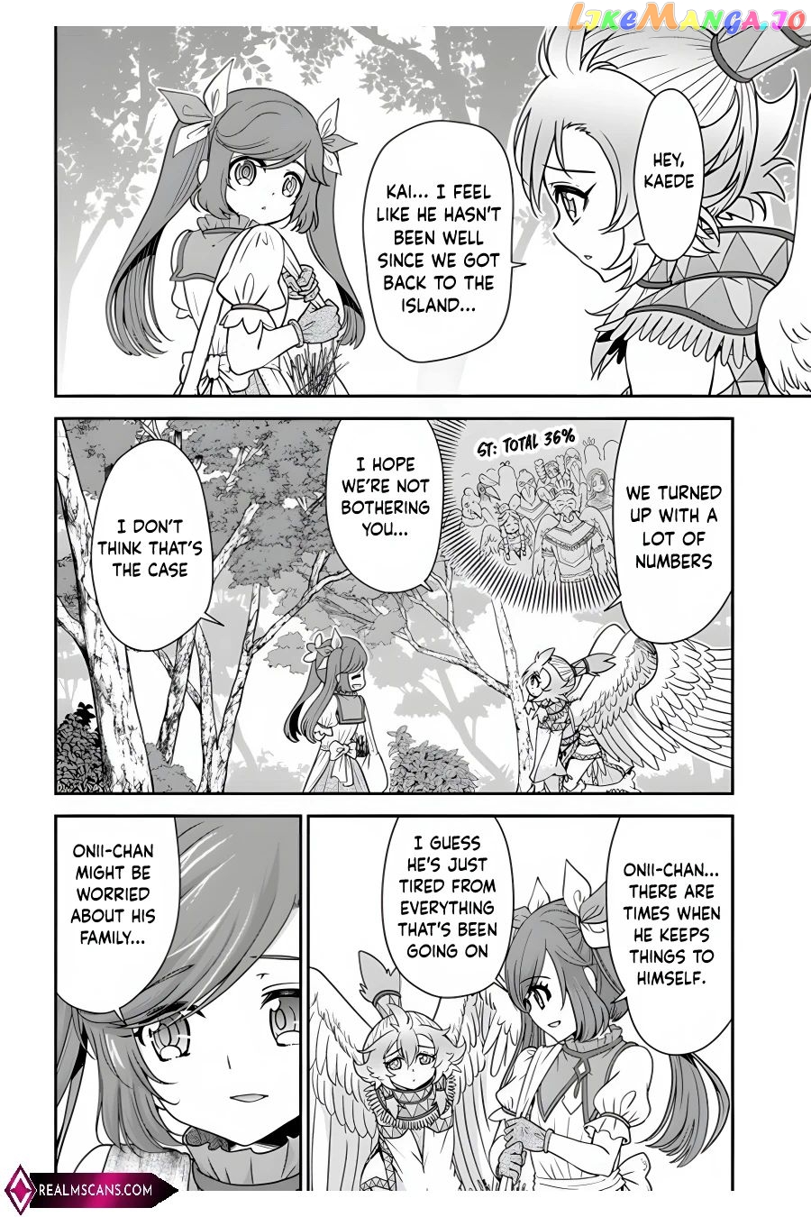 Tenohira Kaitaku Mura De Isekai Kenkokuki Fueteku Yome-Tachi To Nonbiri Mujintou Life chapter 33 - page 7