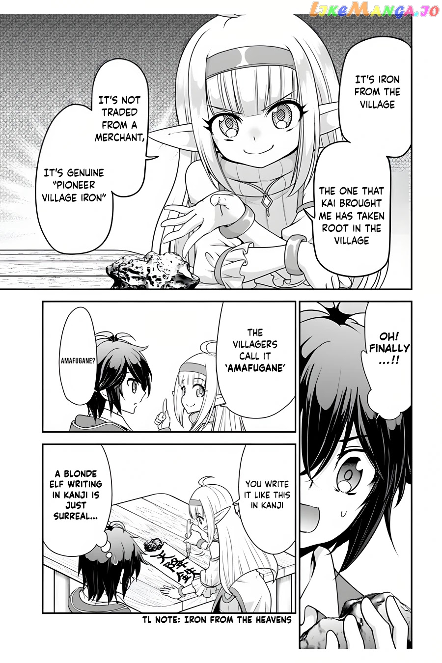 Tenohira Kaitaku Mura De Isekai Kenkokuki Fueteku Yome-Tachi To Nonbiri Mujintou Life chapter 34 - page 10