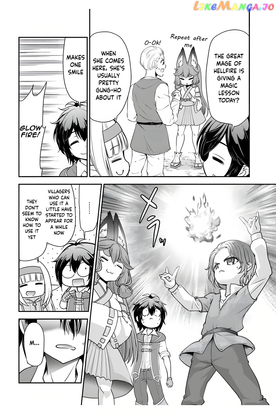 Tenohira Kaitaku Mura De Isekai Kenkokuki Fueteku Yome-Tachi To Nonbiri Mujintou Life chapter 34 - page 13