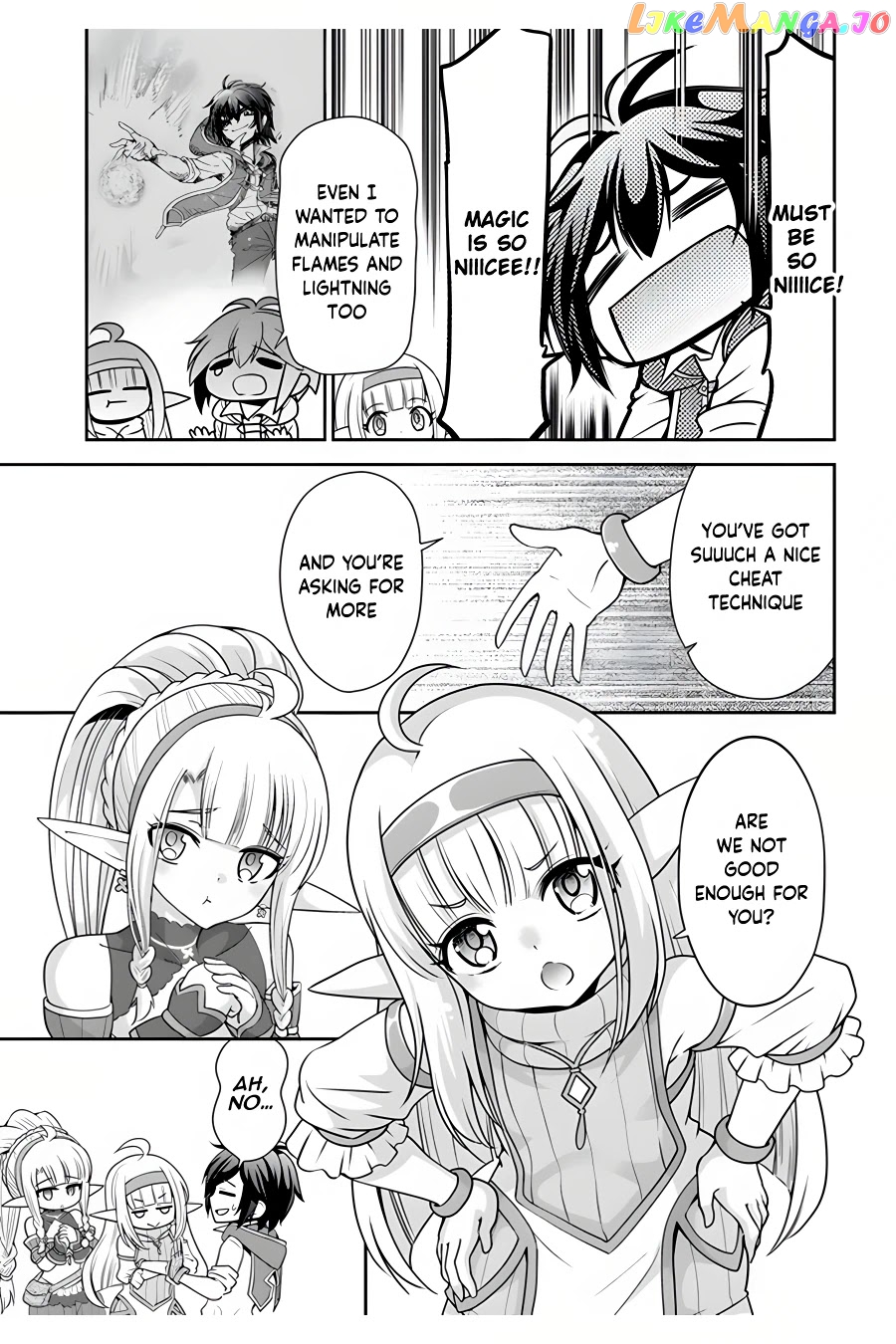 Tenohira Kaitaku Mura De Isekai Kenkokuki Fueteku Yome-Tachi To Nonbiri Mujintou Life chapter 34 - page 14