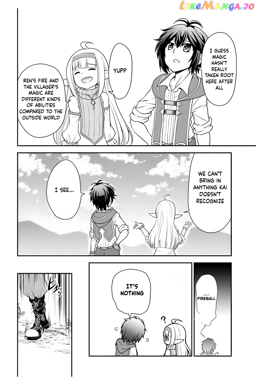 Tenohira Kaitaku Mura De Isekai Kenkokuki Fueteku Yome-Tachi To Nonbiri Mujintou Life chapter 34 - page 15