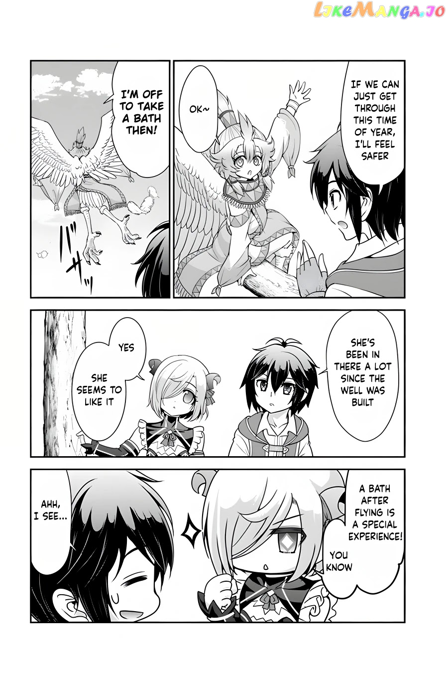 Tenohira Kaitaku Mura De Isekai Kenkokuki Fueteku Yome-Tachi To Nonbiri Mujintou Life chapter 34 - page 7