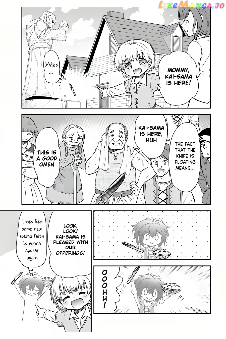 Tenohira Kaitaku Mura De Isekai Kenkokuki Fueteku Yome-Tachi To Nonbiri Mujintou Life chapter 35 - page 10