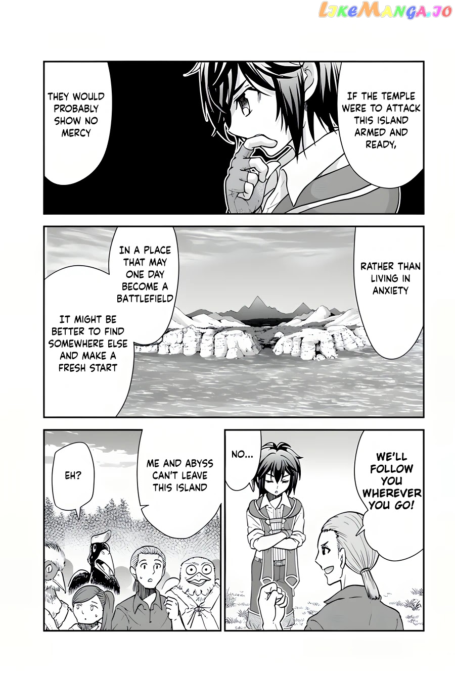 Tenohira Kaitaku Mura De Isekai Kenkokuki Fueteku Yome-Tachi To Nonbiri Mujintou Life chapter 35 - page 12