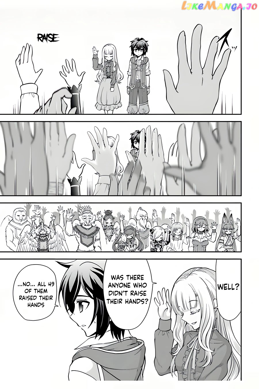 Tenohira Kaitaku Mura De Isekai Kenkokuki Fueteku Yome-Tachi To Nonbiri Mujintou Life chapter 35 - page 16