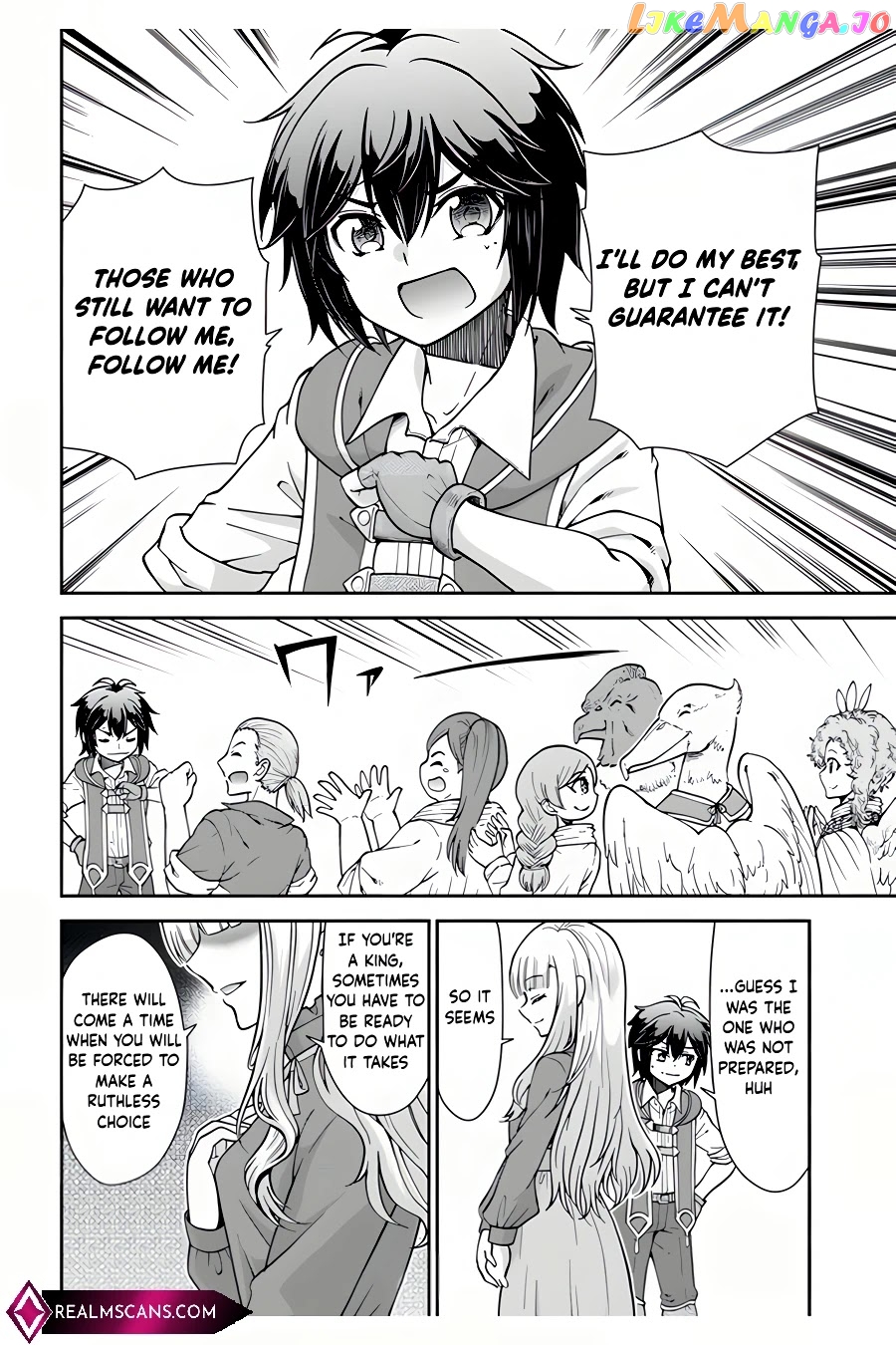 Tenohira Kaitaku Mura De Isekai Kenkokuki Fueteku Yome-Tachi To Nonbiri Mujintou Life chapter 35 - page 19