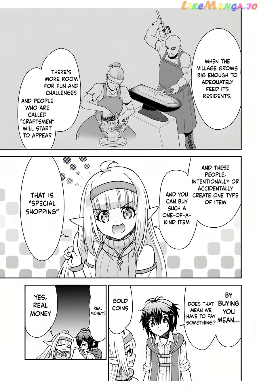 Tenohira Kaitaku Mura De Isekai Kenkokuki Fueteku Yome-Tachi To Nonbiri Mujintou Life chapter 35 - page 4