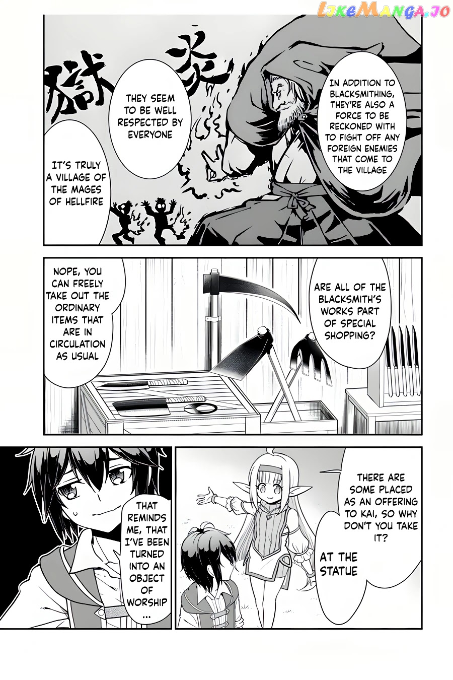 Tenohira Kaitaku Mura De Isekai Kenkokuki Fueteku Yome-Tachi To Nonbiri Mujintou Life chapter 35 - page 8