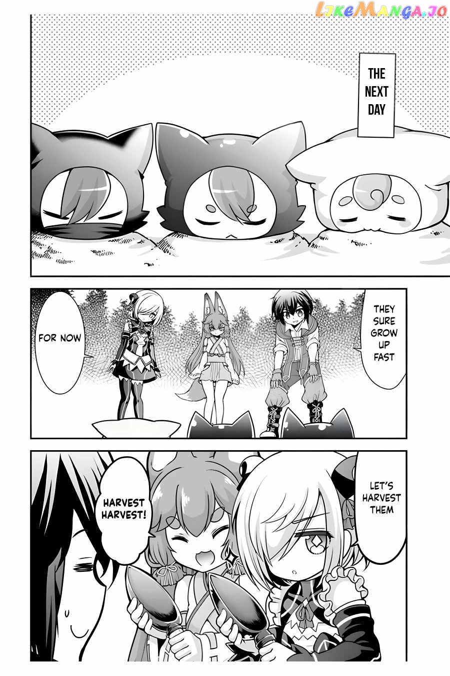 Tenohira Kaitaku Mura De Isekai Kenkokuki Fueteku Yome-Tachi To Nonbiri Mujintou Life chapter 36 - page 19
