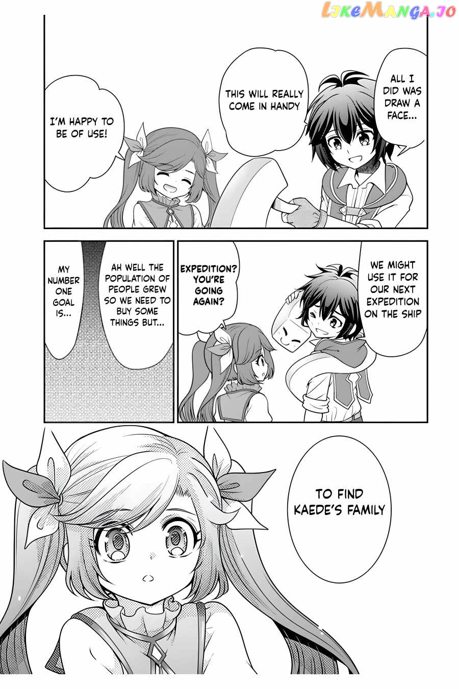 Tenohira Kaitaku Mura De Isekai Kenkokuki Fueteku Yome-Tachi To Nonbiri Mujintou Life chapter 36 - page 28