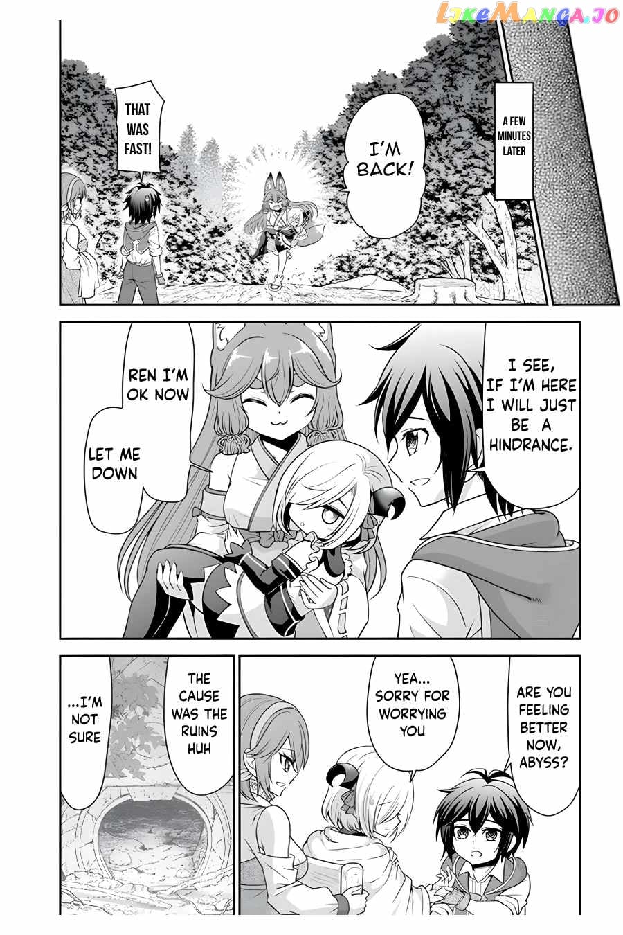 Tenohira Kaitaku Mura De Isekai Kenkokuki Fueteku Yome-Tachi To Nonbiri Mujintou Life chapter 36 - page 8