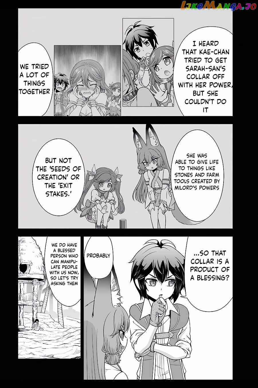 Tenohira Kaitaku Mura De Isekai Kenkokuki Fueteku Yome-Tachi To Nonbiri Mujintou Life chapter 37 - page 11