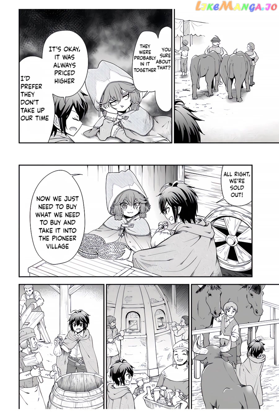 Tenohira Kaitaku Mura De Isekai Kenkokuki Fueteku Yome-Tachi To Nonbiri Mujintou Life chapter 38 - page 13