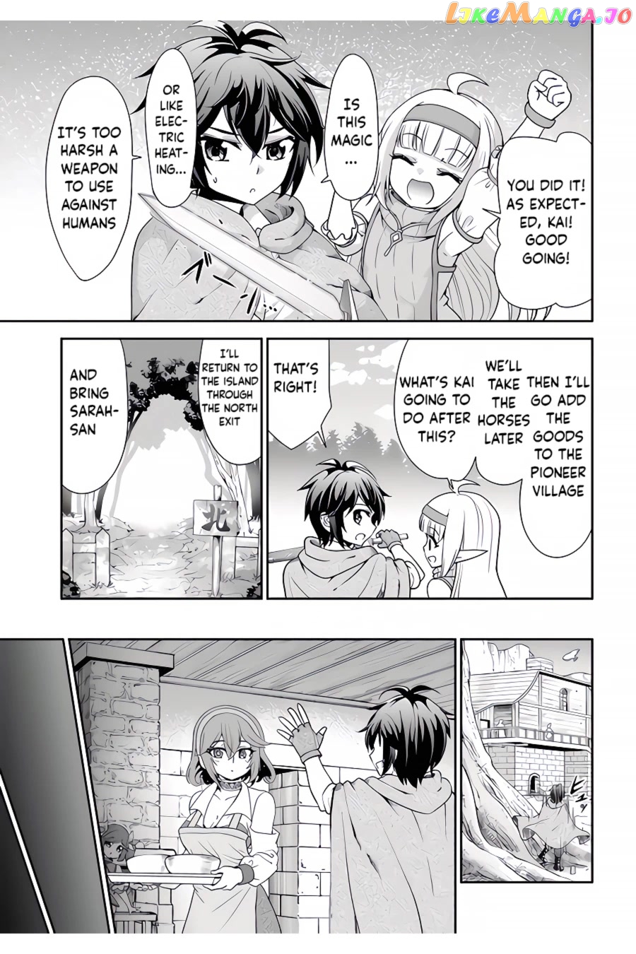 Tenohira Kaitaku Mura De Isekai Kenkokuki Fueteku Yome-Tachi To Nonbiri Mujintou Life chapter 38 - page 18