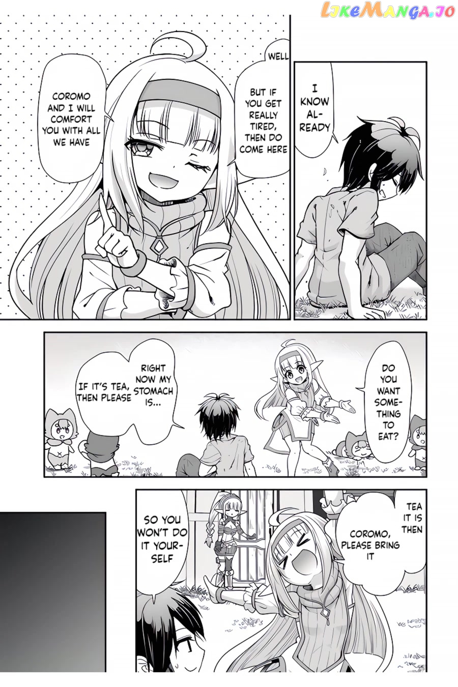 Tenohira Kaitaku Mura De Isekai Kenkokuki Fueteku Yome-Tachi To Nonbiri Mujintou Life chapter 38 - page 6