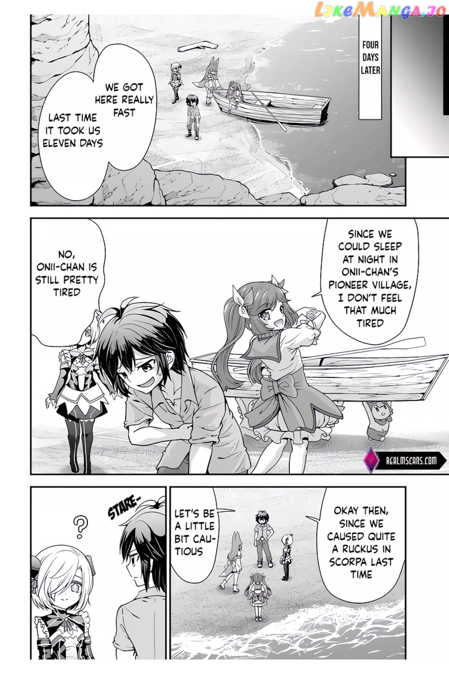 Tenohira Kaitaku Mura De Isekai Kenkokuki Fueteku Yome-Tachi To Nonbiri Mujintou Life chapter 38 - page 7