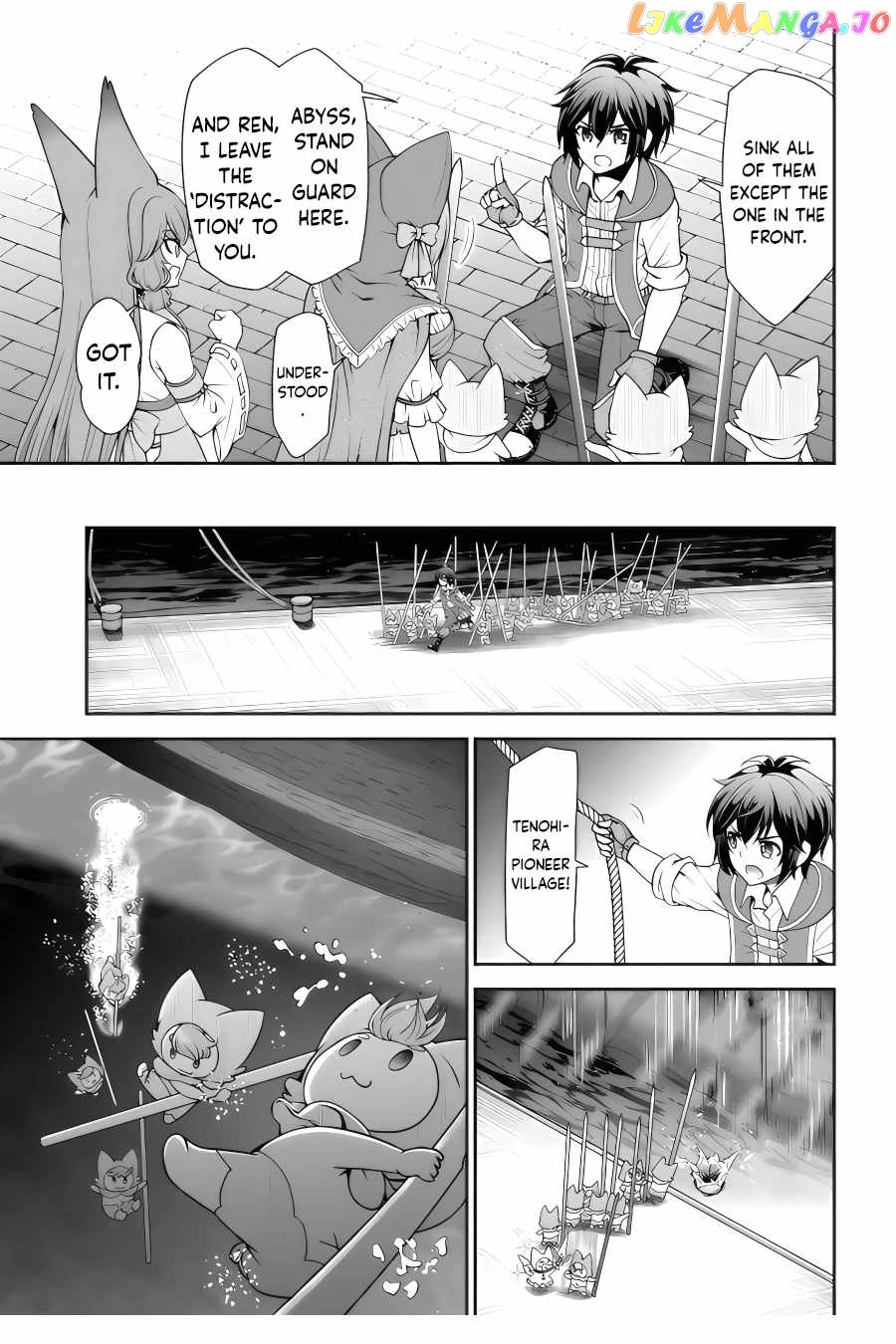 Tenohira Kaitaku Mura De Isekai Kenkokuki Fueteku Yome-Tachi To Nonbiri Mujintou Life chapter 41 - page 16