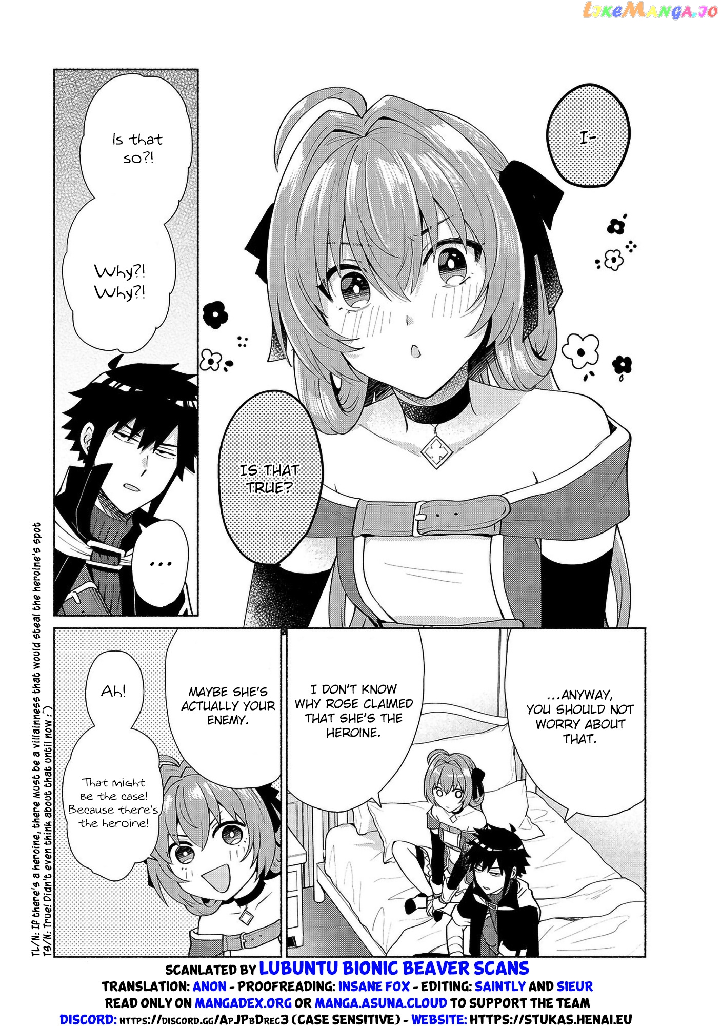 When I Was Reincarnated In Another World, I Was A Heroine And He Was A Hero chapter 28 - page 8