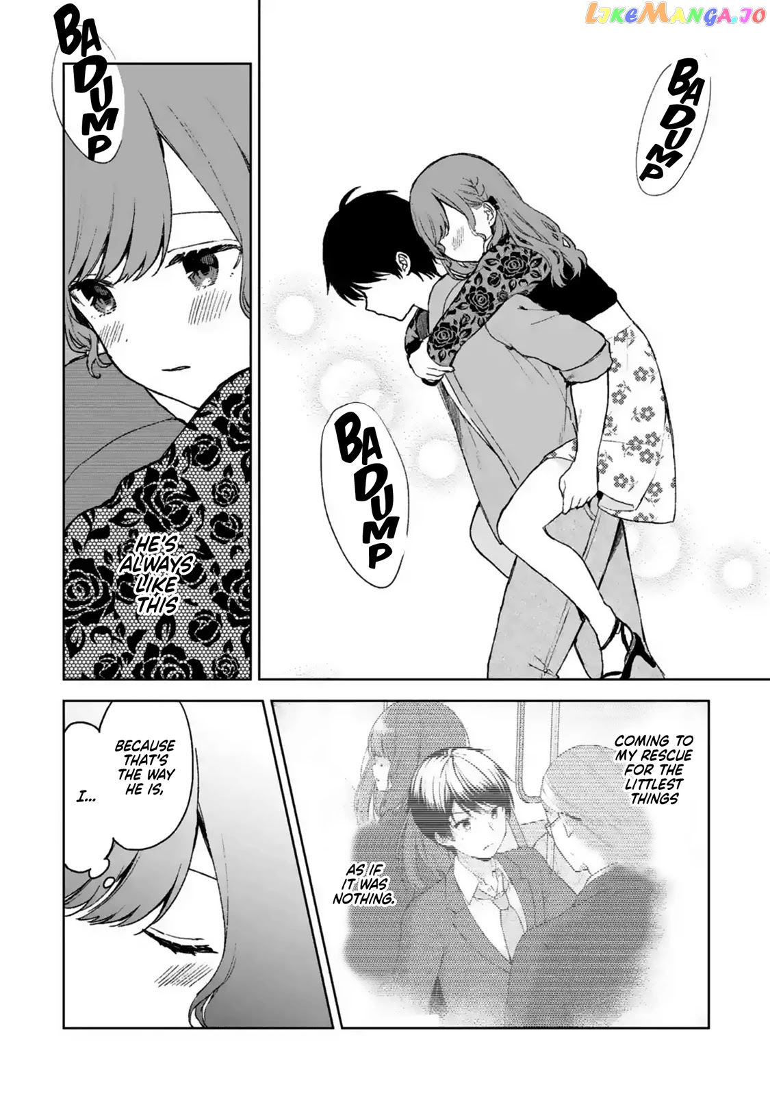 When I Rescued a Beautiful Girl Who Was About to Be Mol*sted, It Was My Childhood Friend Sitting Next to Me chapter 22 - page 16