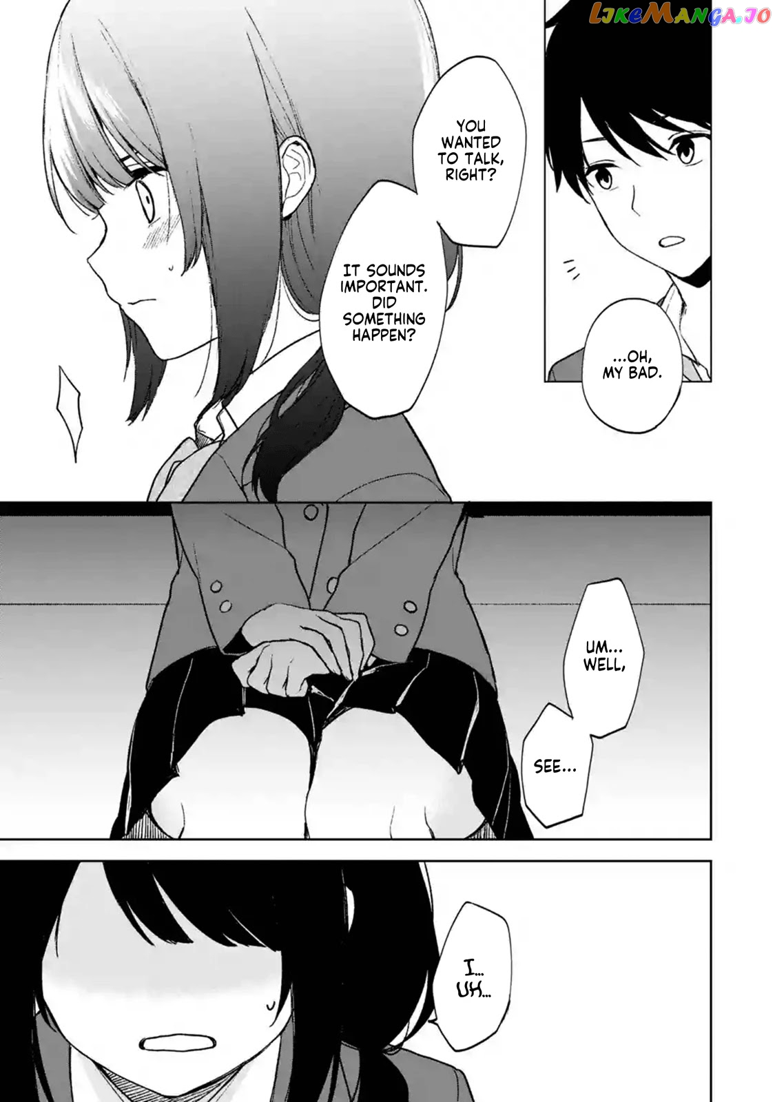 When I Rescued a Beautiful Girl Who Was About to Be Mol*sted, It Was My Childhood Friend Sitting Next to Me chapter 23 - page 12
