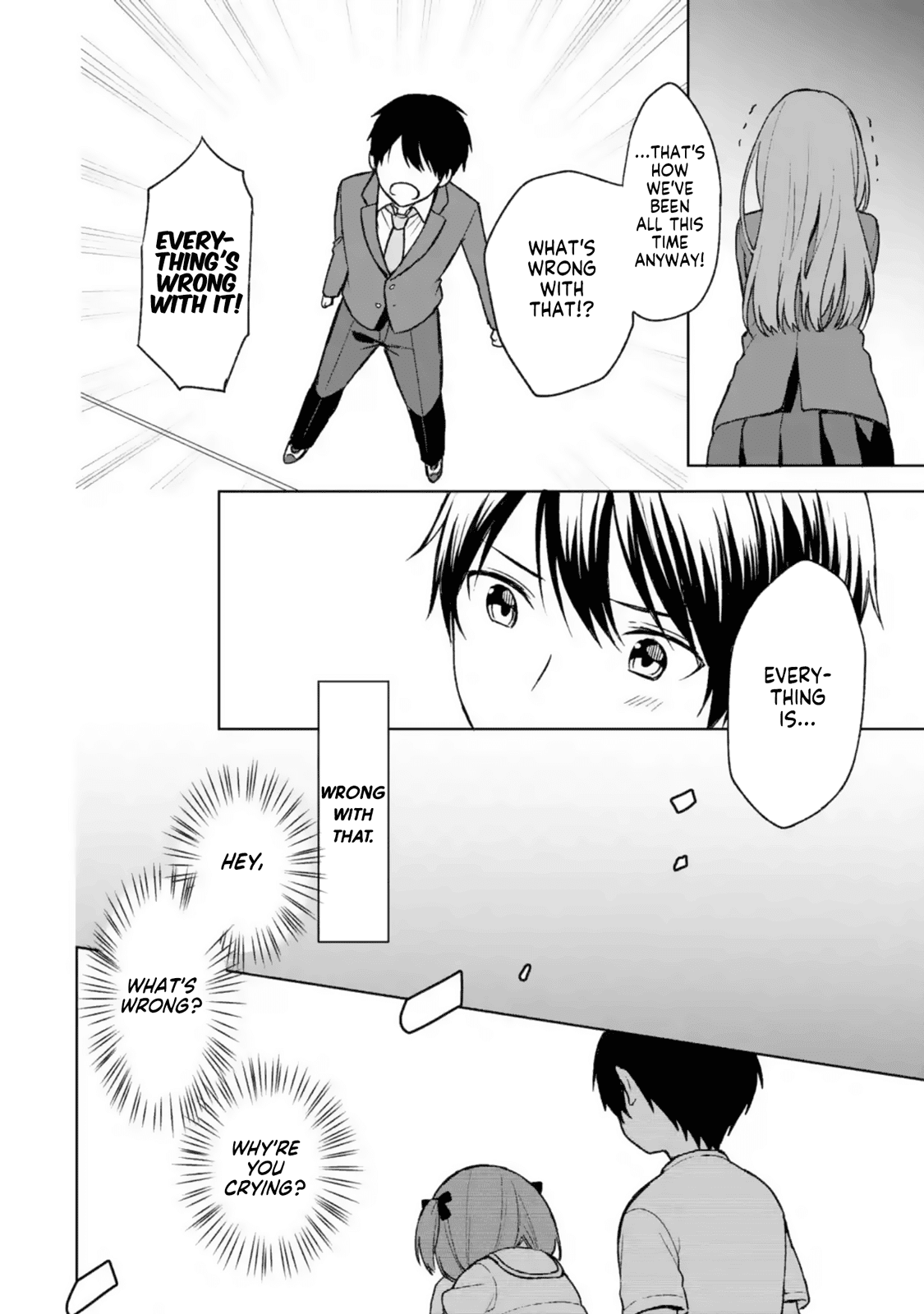 When I Rescued a Beautiful Girl Who Was About to Be Mol*sted, It Was My Childhood Friend Sitting Next to Me chapter 25 - page 17