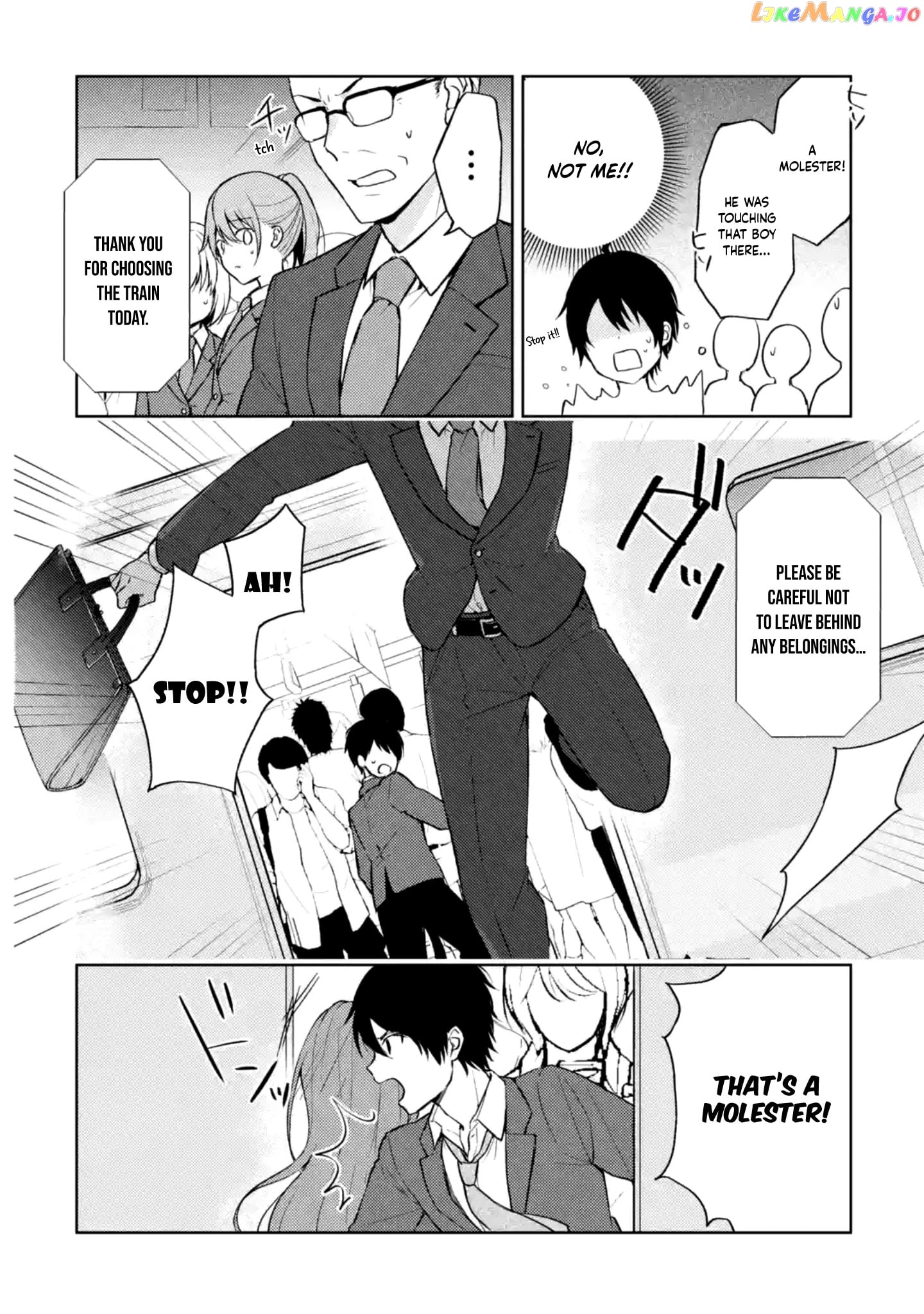 When I Rescued a Beautiful Girl Who Was About to Be Mol*sted, It Was My Childhood Friend Sitting Next to Me chapter 1 - page 9