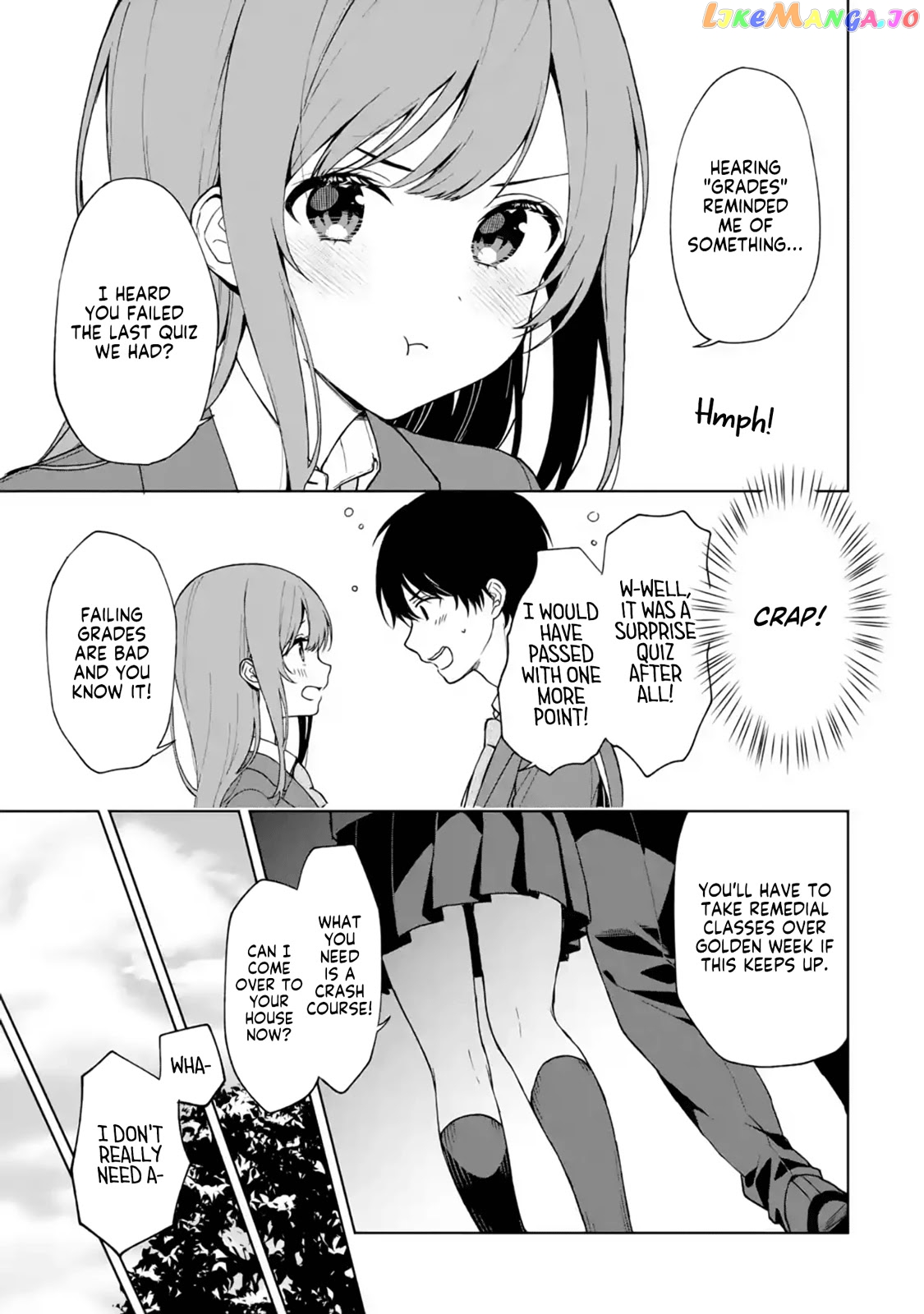 When I Rescued a Beautiful Girl Who Was About to Be Mol*sted, It Was My Childhood Friend Sitting Next to Me chapter 27 - page 3